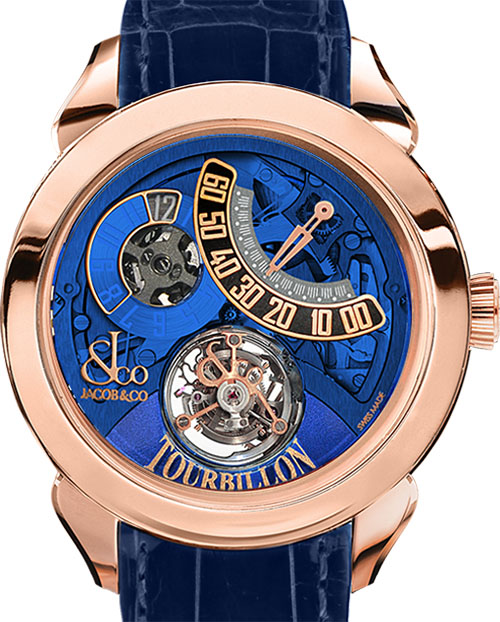 (image for) Replica Jacob & Co PALATIAL FLYING TORBILLON JUMPING HOURS 150.510.40.NS.PB.1NS watch